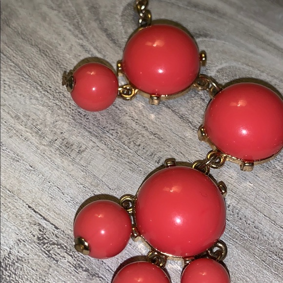 Peach/Orange Bubble Necklace - Picture 2 of 2